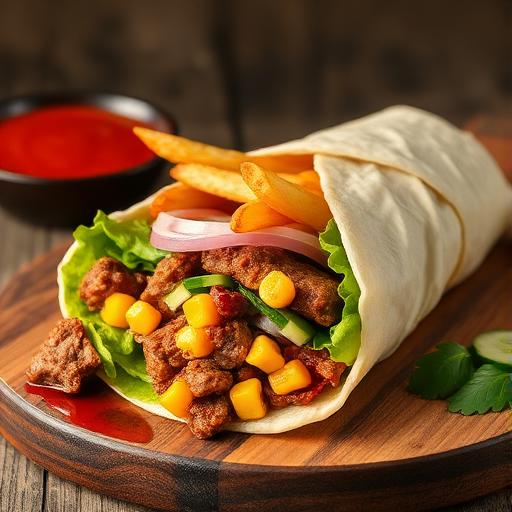 Kebabrull m/ Pommes Frites